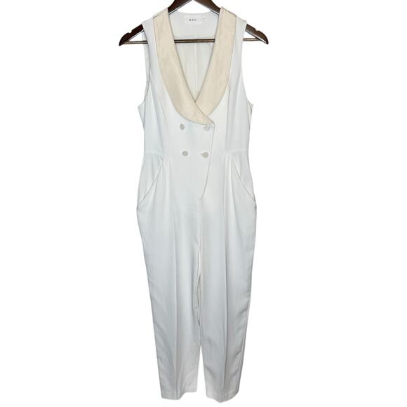 A.L.C. Everett Jumpsuit in Eggshell, size 4 - Picture 1 of 9